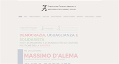 Desktop Screenshot of fondazioneamendola.it