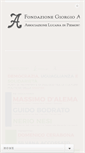 Mobile Screenshot of fondazioneamendola.it